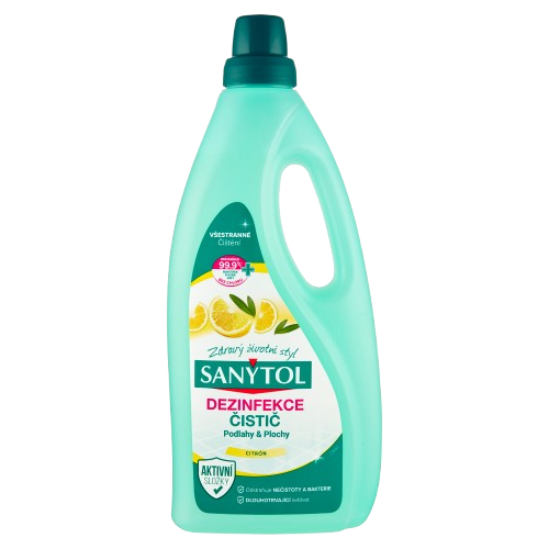SANYTOL dezinfekční univerzální čistič na podlahy a plochy Citron 1l
