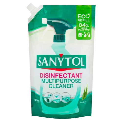 SANYTOL dezinfekční univerzální čistič náplň DOYPACK 1l Eukalyptus