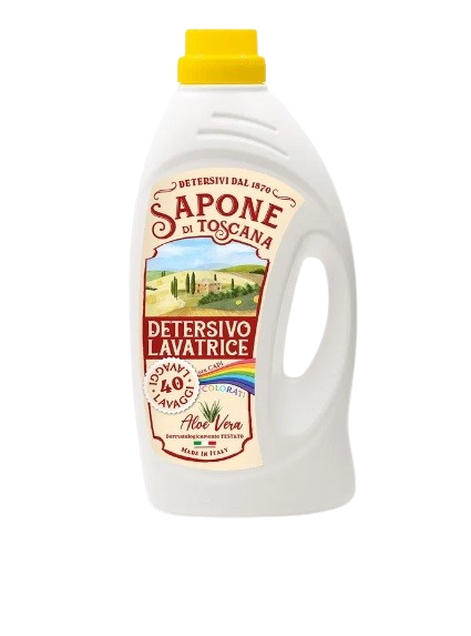 Sapone di Toscana prací gel Aloe Vera 1,85l barevné prádlo