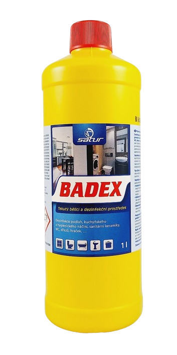Satur BADEX 1l bělící a dezinfekční přípravek