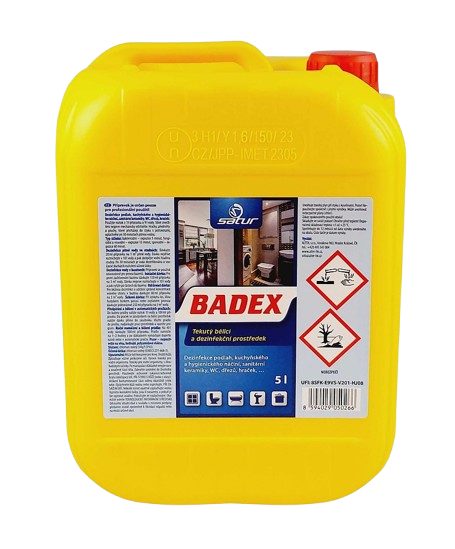 Satur BADEX 5l bělící a dezinfekční přípravek