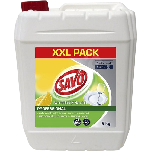 SAVO PROFESSIONAL na nádobí, XXL Pack, Citrusová vůně 5kg