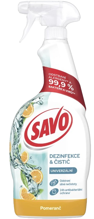 SAVO sprej univerzální pomeranč 700ml víceúčelový (bez chloru)