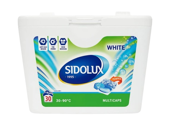 SIDOLUX MULTICAPS WHITE 30ks