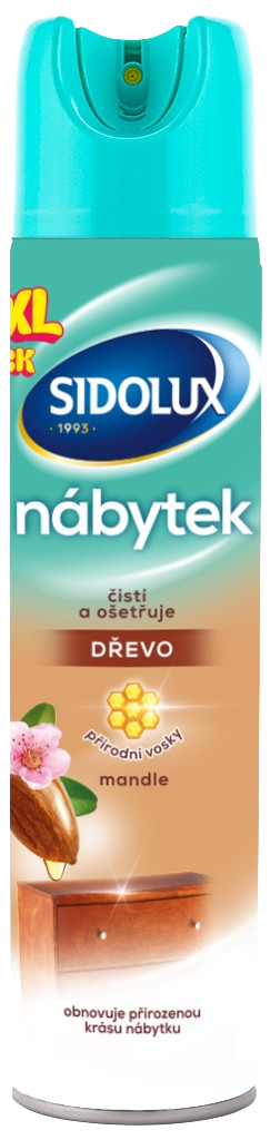 SIDOLUX NÁBYTEK DŘEVO mandle sprej XXL PACK 350ml