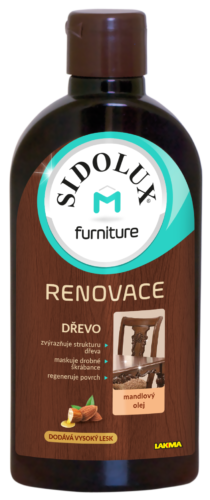 SIDOLUX nábytek RENOVACE DŘEVO mandle 300ml