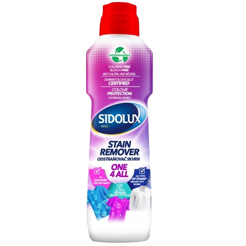SIDOLUX STAIN REMOVER ONE4ALL odstraňovač skvrn s kartáčkem 250ml