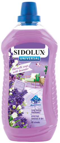 SIDOLUX UNIVERSAL soda power marseilské mýdlo s vůní Levandule 1l