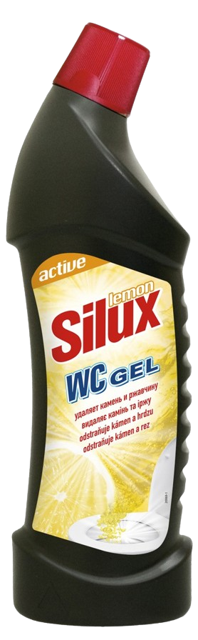 Silux WC gel active rez a vodní kámen 1l Lemon