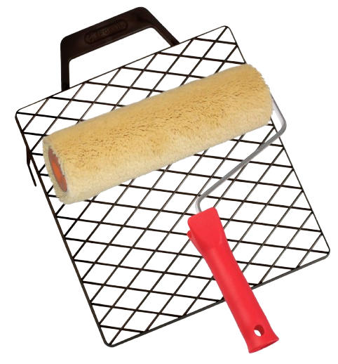 Souprava: plyš žlutozelelný 240mm, držadlo 6mm, mřížka