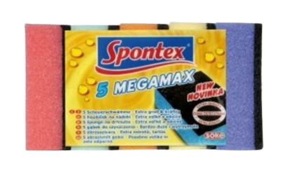 Spontex 5 MEGAMAX houba na nádobí extra velká, 5ks