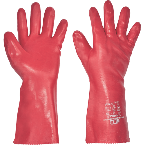 STANDARD ruk. 35cm máč PVC červené - 9
