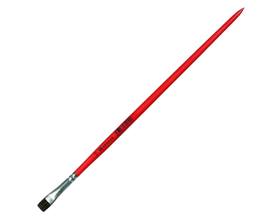 Štětec umělecký plochý S 7231/313 červený 16