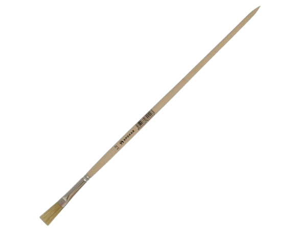Štětec umělecký plochý S 8231/101 nelakovaný 12