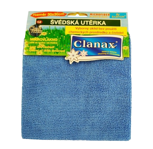Švédská utěrka 30x30cm 205g/m2 Clanax