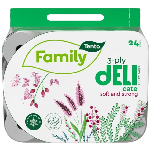 Tento toaletní papír Toti Family Delicate 3vrstvý (24ks)