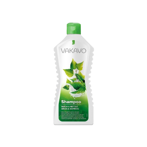 VAKAVO šampon kopřiva+bříza 500ml