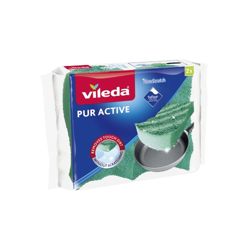 Vileda PUR active houbička střední, 2ks
