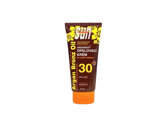 VIVACO SUNVital Arganový opalovací krém OF30 v tubě 100ml