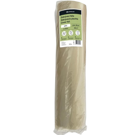 Zakrývací fólie 2x50m LDPE 50my
