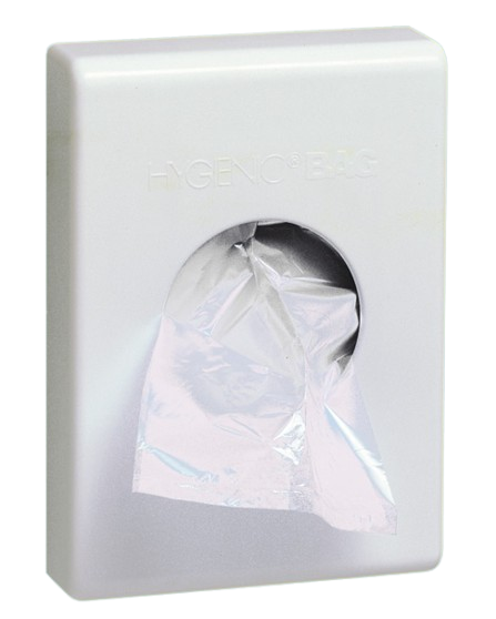 Zásobník hygienických sáčků bílý plast H2