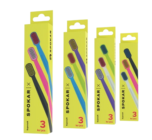 Zubní kartáček 3429 X supersoft 3pack