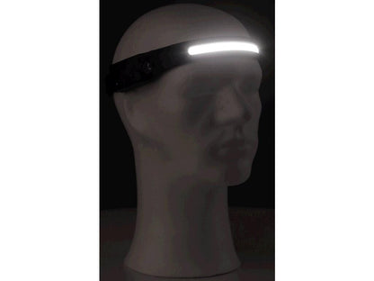 Čelovka CXS XPE LED / COB LED se svítícím LED páskem