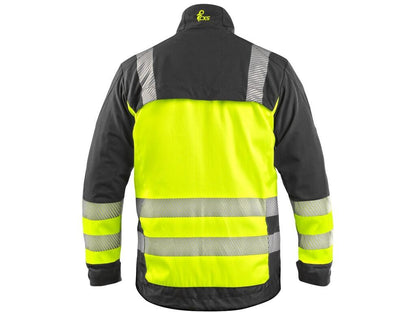 Blůza CXS NAOS HV, pánská, černá-žlutá Hi-Vis, reflexní pruhy