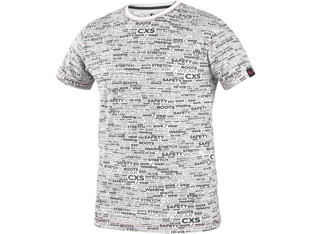 Tričko CXS DARREN krátký rukáv potisk CXS logo
