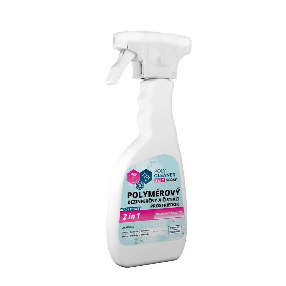 POLY CLEANER SPRAY 2 v 1 univerzální čistící a polymerový dezinfekční prostředek