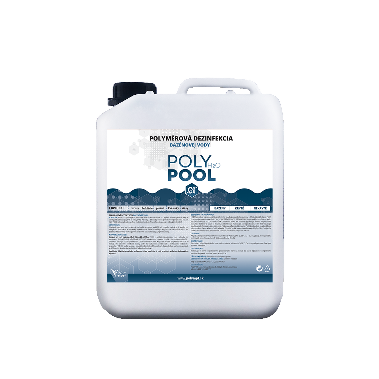 Bezchlorová chemie do bazénu POLY POOL