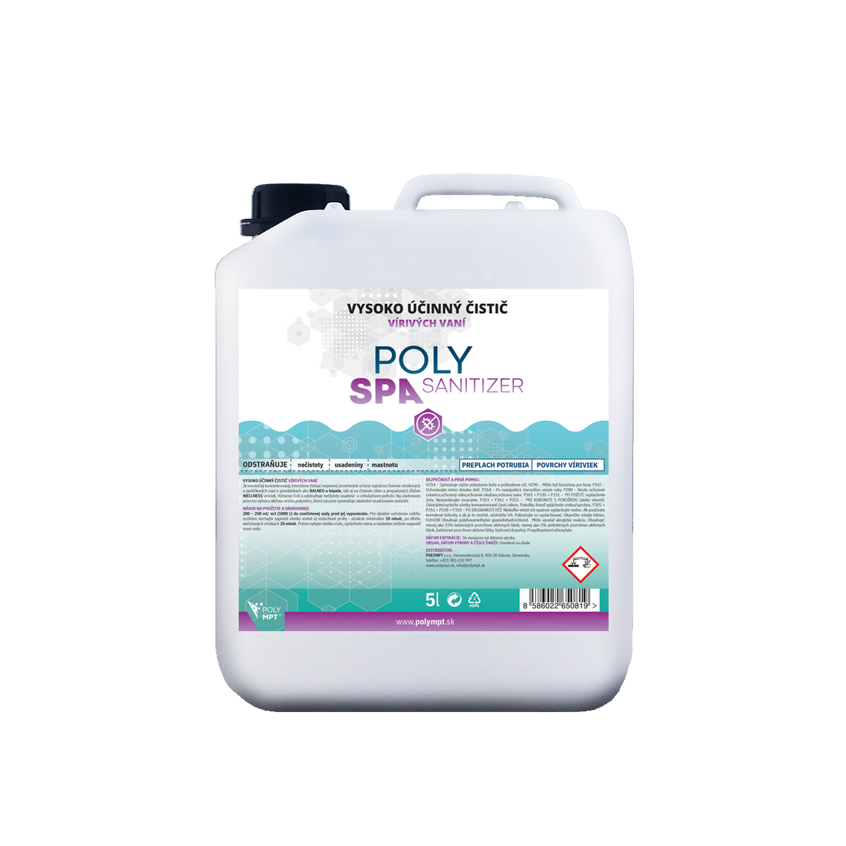 POLY SPA SANITIZER čištění vířivky