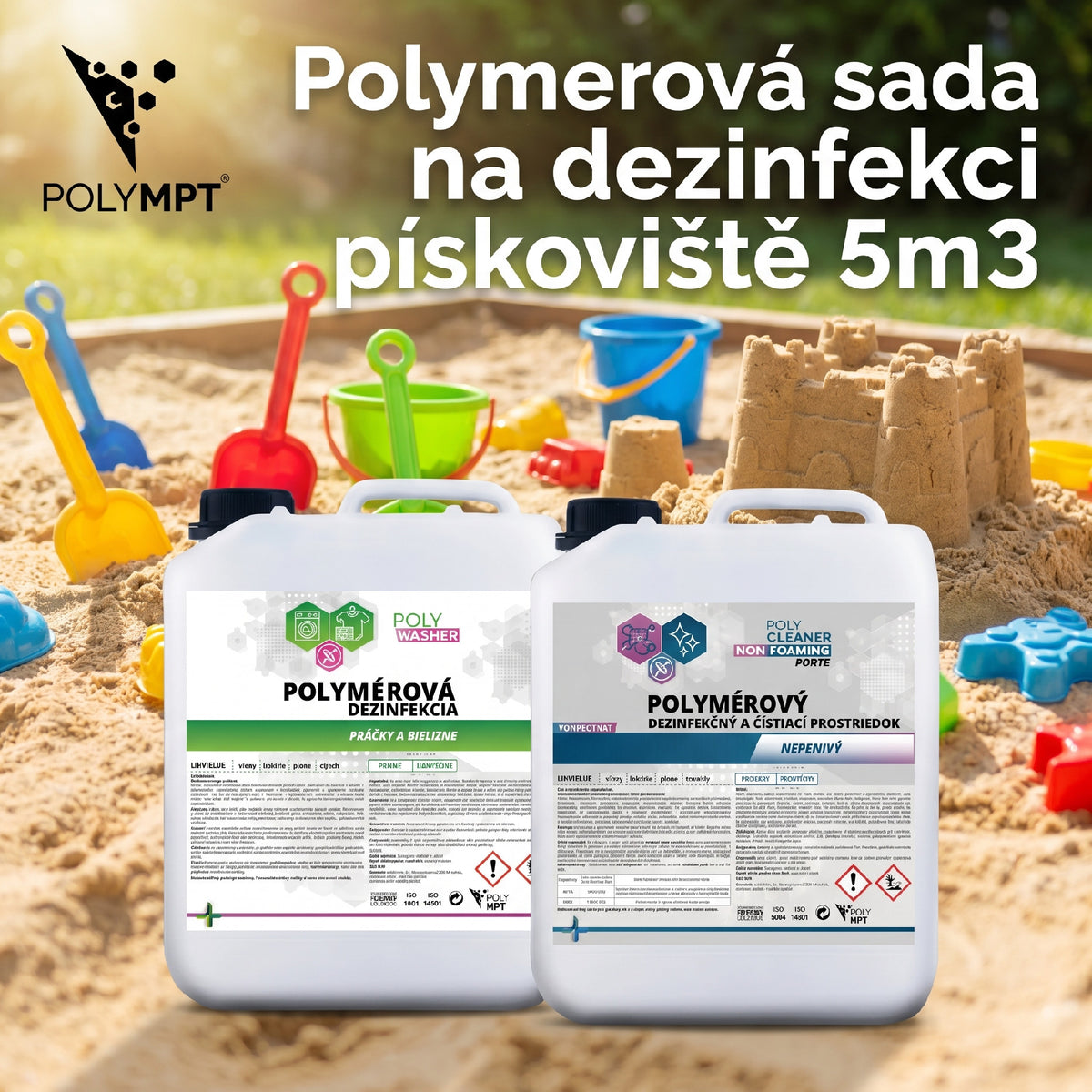 Polymerová sada na dezinfekci pískovišť 5m3