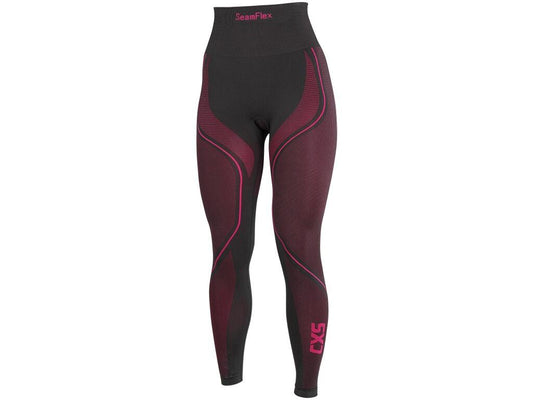 Spodky CXS SeamFlex LADY, dámské, funkční, černo-růžové