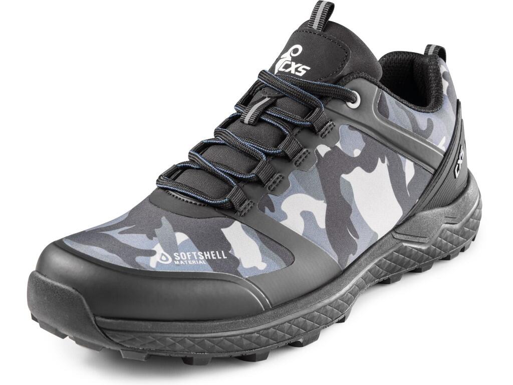 Obuv CXS SPORT, polobotka, maskáčová modrá