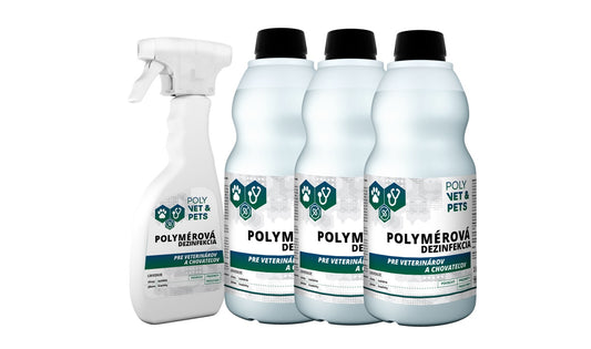 Polymerová střední sada veterinární dezinfekce