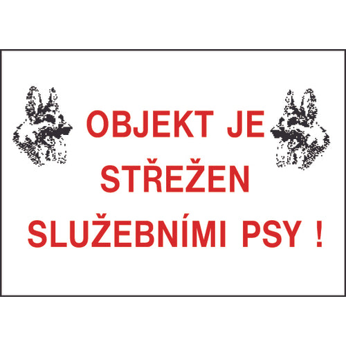 12721 T.Pozor-Objekt střež.-bezp.tabulka