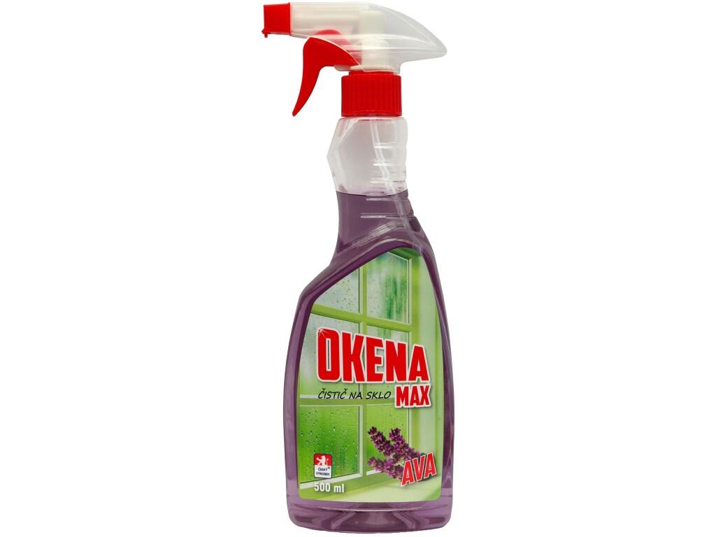 Čistič oken Okena Max, levandule, 500ml