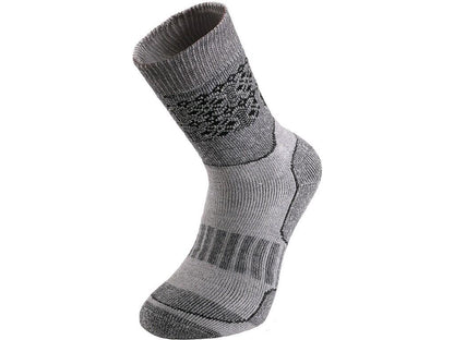 Ponožky CXS SKI, zimní, šedé, vel. 36 - 37