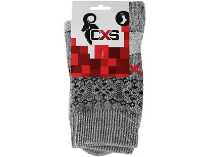 Ponožky CXS SKI, zimní, šedé, vel. 36 - 37