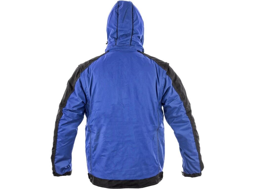 Bunda CXS IRVINE, zimní, pánská, modro-černá