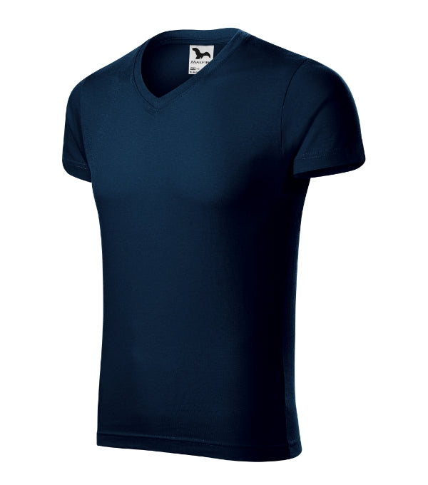Tričko pánské Slim Fit V-neck 146