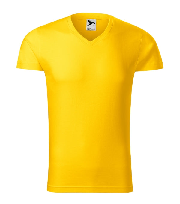 Tričko pánské Slim Fit V-neck 146