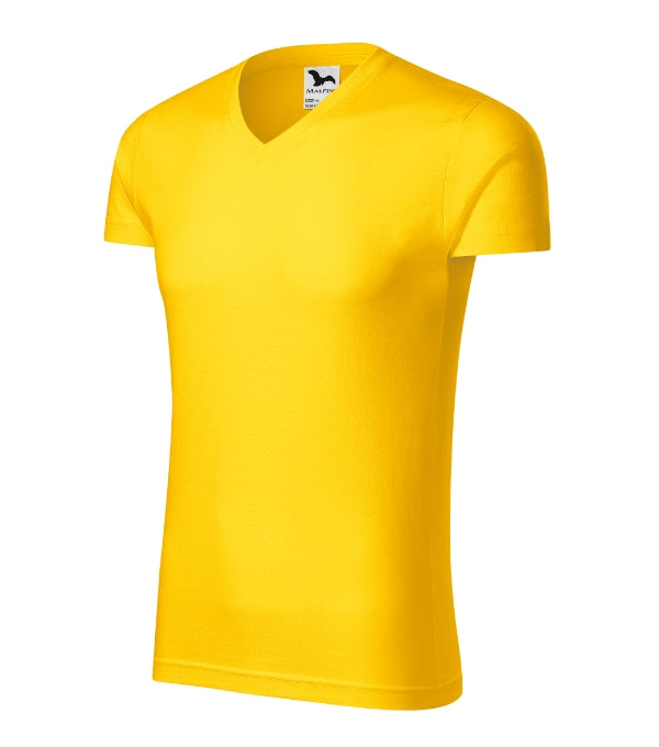Tričko pánské Slim Fit V-neck 146