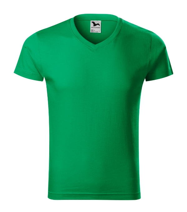Tričko pánské Slim Fit V-neck 146