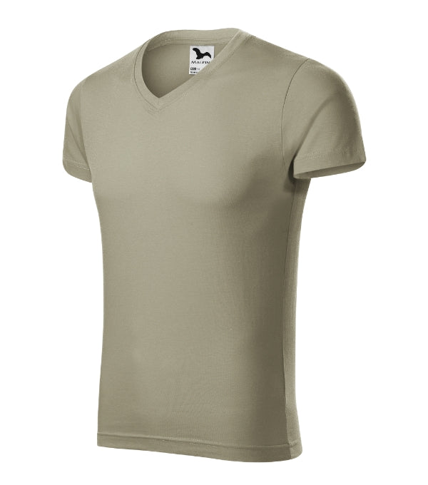 Tričko pánské Slim Fit V-neck 146