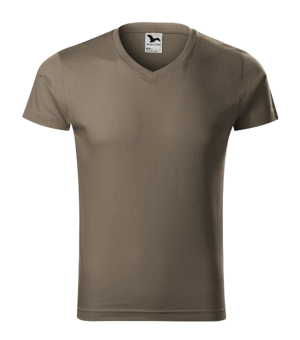 Tričko pánské Slim Fit V-neck 146