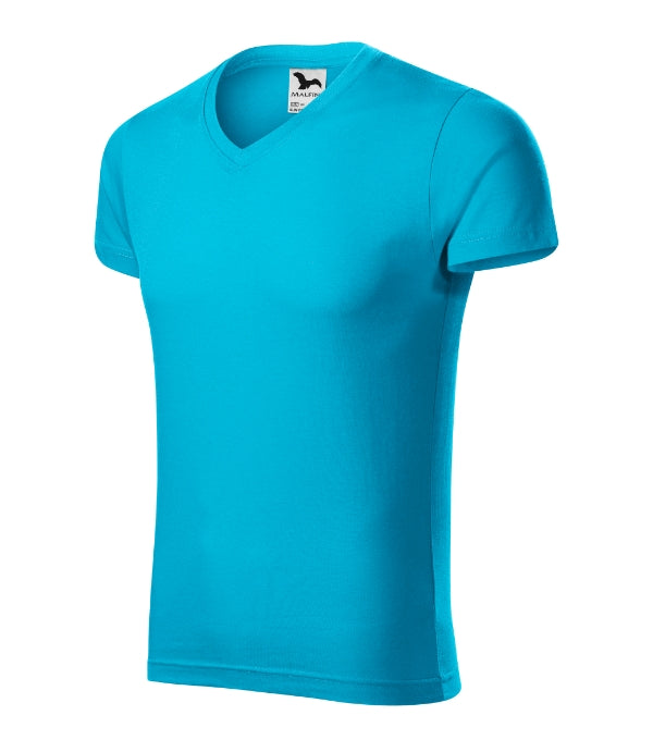 Tričko pánské Slim Fit V-neck 146