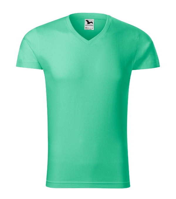 Tričko pánské Slim Fit V-neck 146