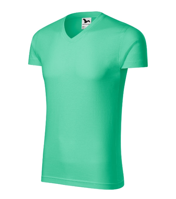 Tričko pánské Slim Fit V-neck 146